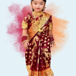 লতা কাতান রেডি শাড়ী (code 61)