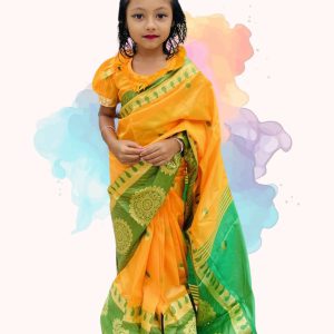 হলুদ সবুজ চাকা কাতান (code 01)